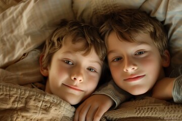 Two boys in a dream, Generative AI