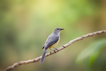 Sticker -  Alwina bird blurry nature background, Ai Genrated