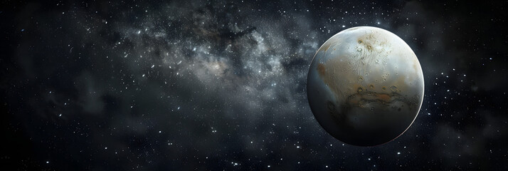 Wall Mural - The planet Pluto in space