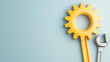 © Piya W. - Gear and wrench, indicating management adjustments for productive