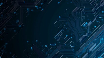 Poster - background with computer circuits