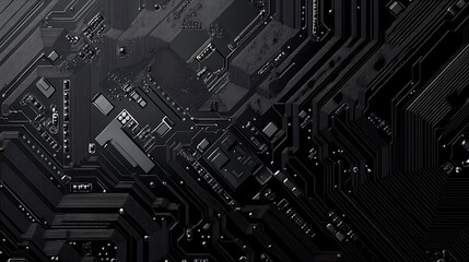 Aufkleber - background with computer circuits
