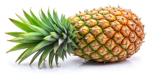 Wall Mural - Pineapple isolated on white background