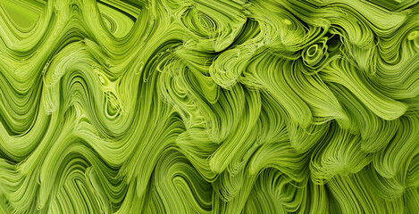 Poster - abstract background texture wires green waving design