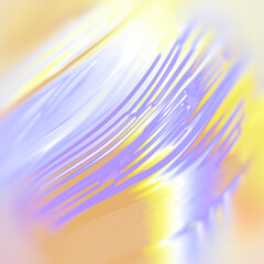 Aufkleber - 3d rendering illustration of wavy bright and dynamic pattern
