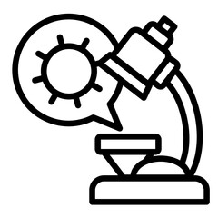 Poster - Microscope Icon