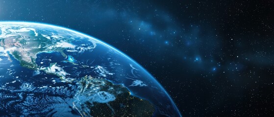 view of part of planet earth seen from outer space
