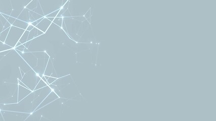Poster - Abstract presentation background, network concept illustration