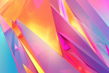 Poster - A vibrant and colorful abstract background featuring a mix of bright hues, ideal for use in designs where a pop of color is needed