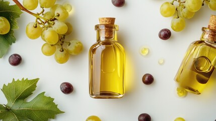 Wall Mural - Olive Oil and Grapes