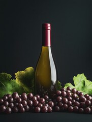 Sticker - Wine and Grapes