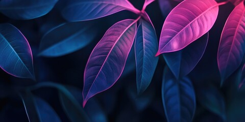 Purple Leafed Plant Close Up