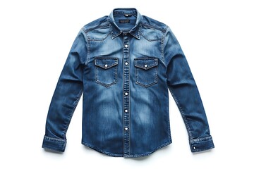 Wall Mural - Denim jacket isolated