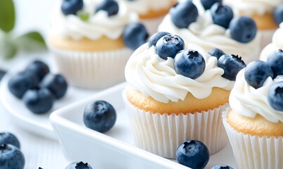 Blueberry cupcakes, Generative AI