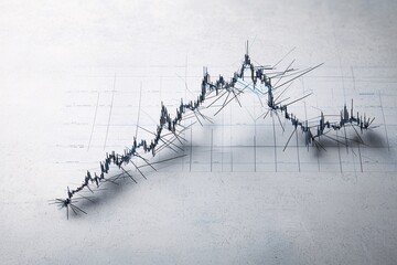 Poster - A detailed chart showing the inverse relationship between bond prices and interest rates, with a focus on government bonds and inflation, emphasizing the market's volatility and risk.