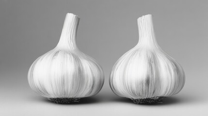 Canvas Print - Garlic Bulbs Together