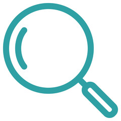 Canvas Print - magnifying glass icon