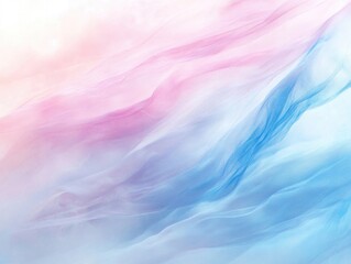 Canvas Print - Pink Blue Background Blurry Pattern