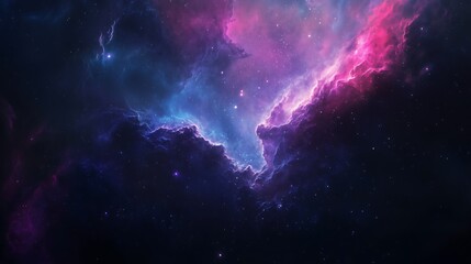 Wall Mural - colorful nebula galaxy