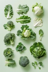 Wall Mural - A colorful display of various vegetables on a table