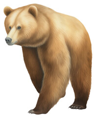 Sticker - PNG Bear wildlife mammal animal.