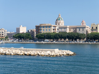 Wall Mural - scorcio del porto di Trapani