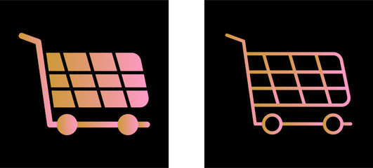 Sticker - Cart Vector Icon