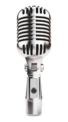 Canvas Print - PNG Microphone white background technology music.