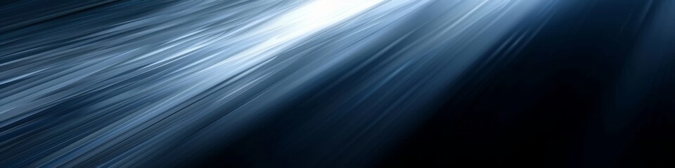Poster - Dark background with white light beam, minimalistic metallic texture wallpaper