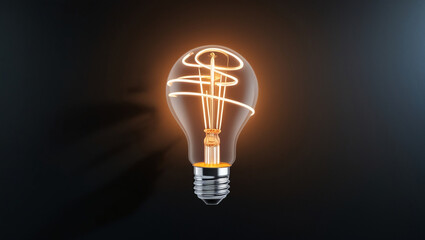 Luminous and warm light bulb