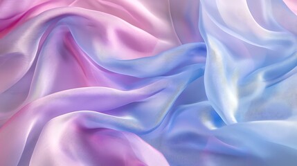 Poster - soft flowing silk fabric