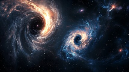 Wall Mural - galaxy space view