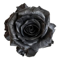 Wall Mural - isolated black rose flower	
