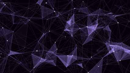 Poster - cyber network connection structure. technology connect big data. vector science background. business