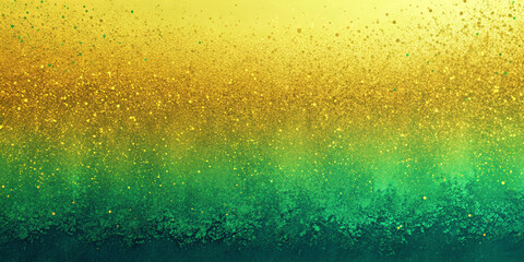 Wall Mural - A gradient background transitioning from forest green to golden yellow with scattered noise texture.