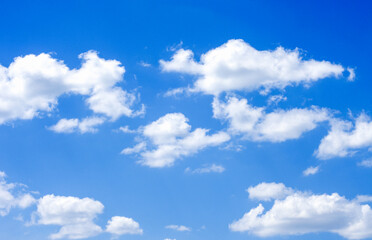 Wall Mural - White clouds in blue sky