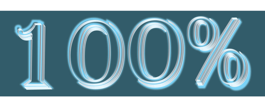 100%, TYPOGRAPHY