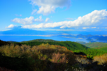 Canvas Print - 富士山　静岡県伊豆市　だるま山高原レストハウス
