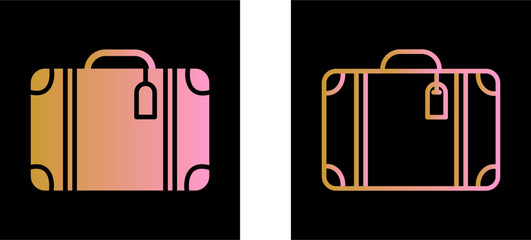 Canvas Print - Suitcase Vector Icon