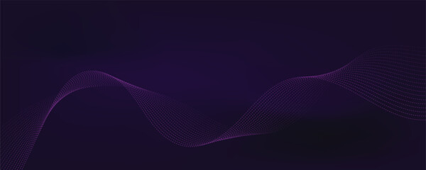 Wall Mural - Abstract violet wave background