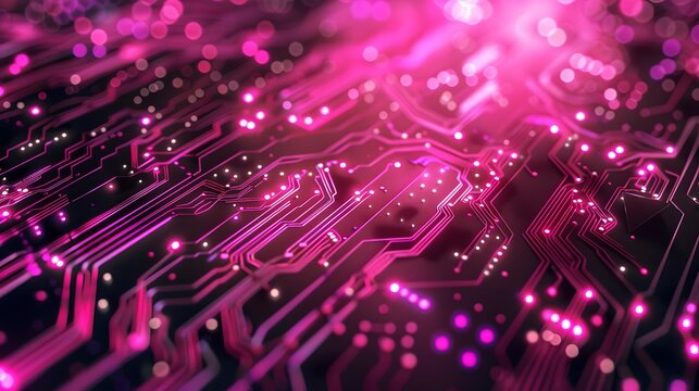 cyber pink background