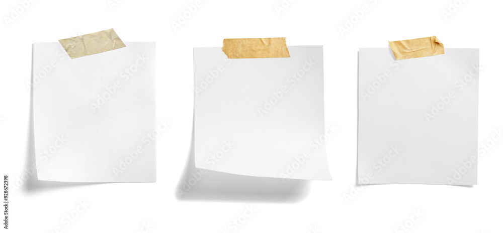 paper message note reminder blank background office business white ...