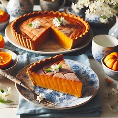 Wall Mural - pumpkin pie