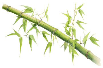 PNG Bamboo plant white background freshness.