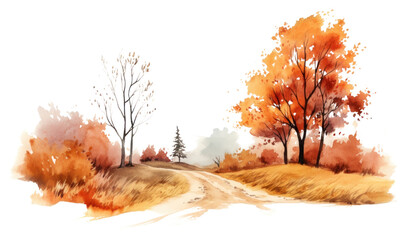 Sticker - PNG Landscape outdoors painting nature.