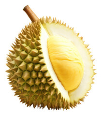 Sticker - PNG Durian fruit plant food.