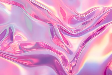 Poster - pink iridescent background