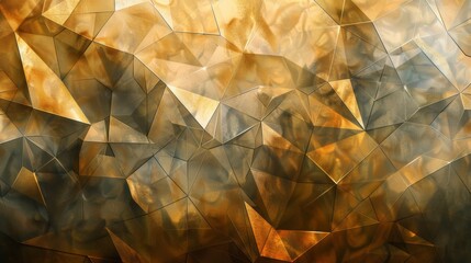 Fototapete - Abstract Math Art Background Vector. Modern Color Block Art Wallpaper. Geometric Marble Gold Style Texture. Cubism Low Poly Background. Perfect for Home Decor, Wall Art, Poster, Invitation and Cover.
