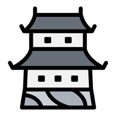 Poster - Japanese castle icon