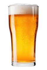 Canvas Print - PNG Photo of a plain 2 beer glass on a solid white background --ar 3:2